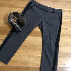 Dark grey dress capris